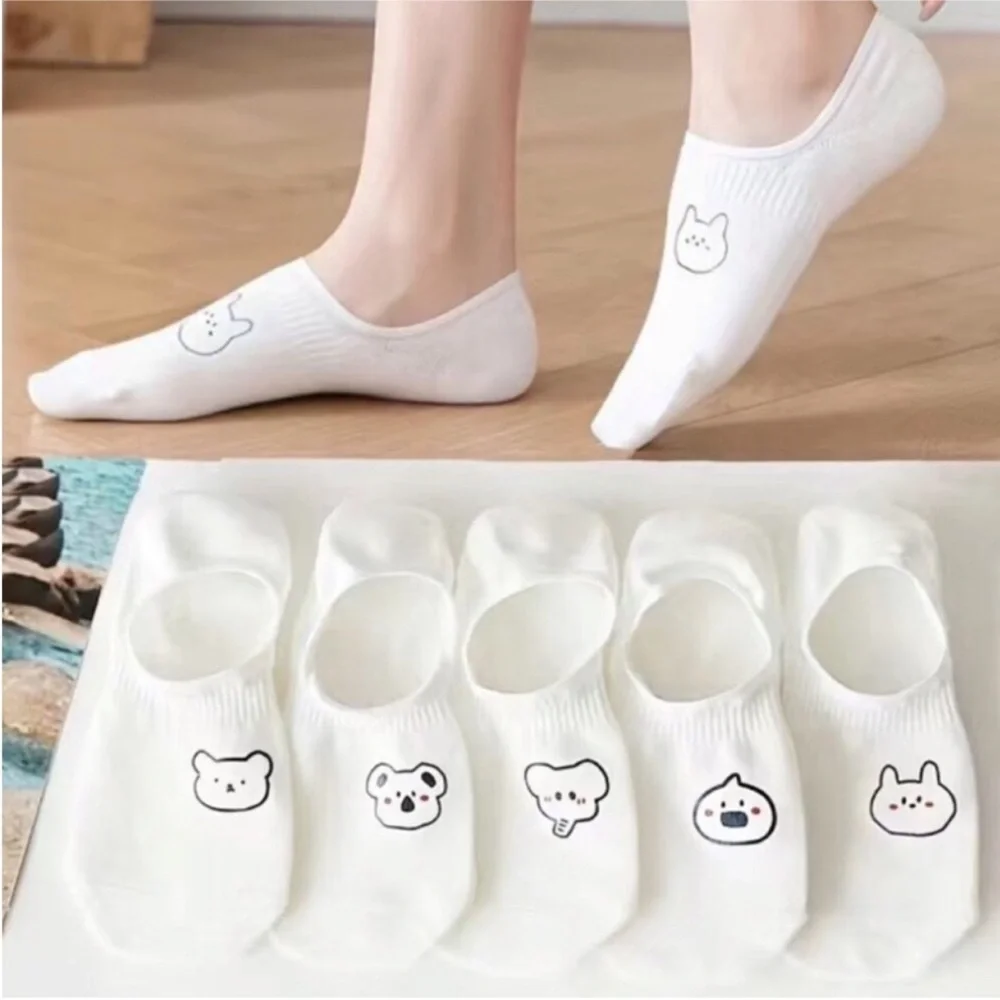 Women's Socks & Hosiery 10 Pairs Cute Print Soft & Lightweight Low Cut Ankle